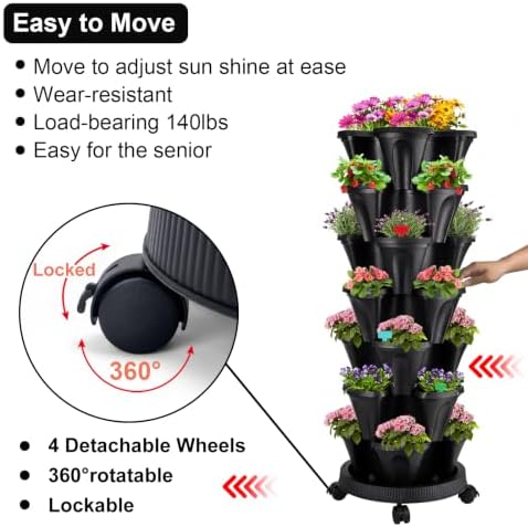 GameXcel Vertical Planter Tower - Image 4