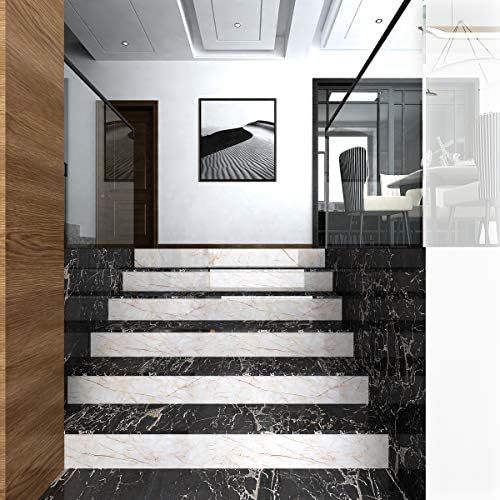 Livelynine Cream White Marble Contact Paper - Image 7
