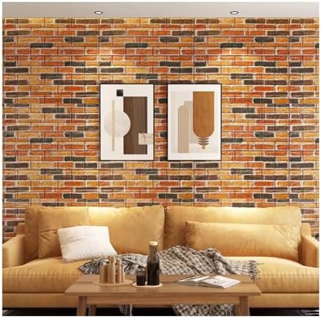 Queenbox 27.6x39.4 in Faux Brick Peel and Stick Foam Soft Waterproof Wall Panel - Image 3