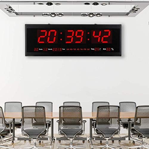 Rsobl 21.6 Inch Oversized LED Digital Wall Clock Large Display - Image 6