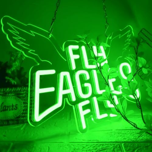 Eagles Team Chant Neon Signs for Wall Decor Team Chant Neon Lights for Bedroom - Image 2