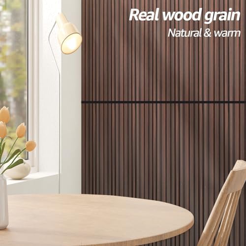 Art3d 48 x 6 in WPC Wood Slat Wall Panels, 3D Wall Accents - Image 3