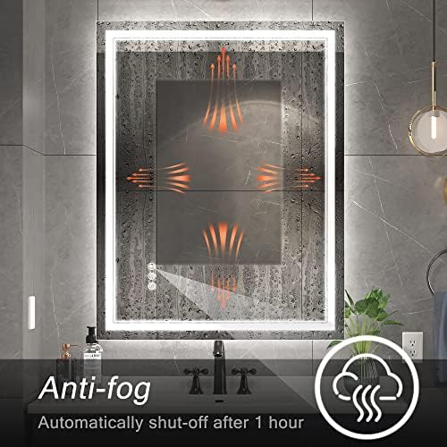 Ratsamee 30"x36" LED Bathroom Mirror - Image 6