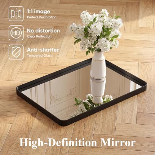 NEWBULIG Bathroom Mirror for Over Sink, 36X36 Inch Wall Vanity Mirror - Image 3