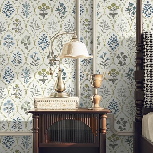 Dimoon 236"x17.3" Peel and Stick Wallpaper Contact Paper Floral Modern - Image 2