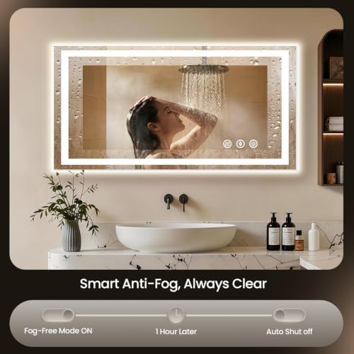 48"x24" LED Bathroom Mirror - Image 2