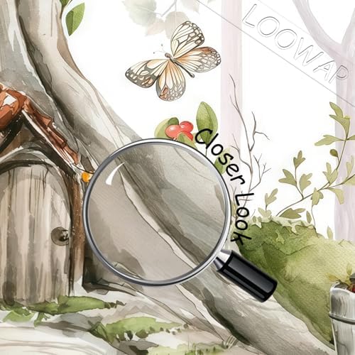 Nursery Forest Peel and Stick Wallpaper Tree Landscape Wall Mural - Image 5