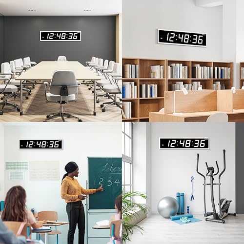 Ivation Oversized Digital Wall Clock - Image 3