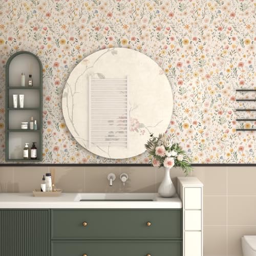 Floral Peel and Stick Wallpaper 17.3"×393" Floral Contact Paper - Image 5