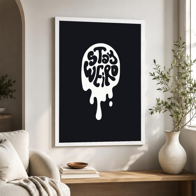 InkFlow Posters Stay Weird Canvas Poster - Image 6