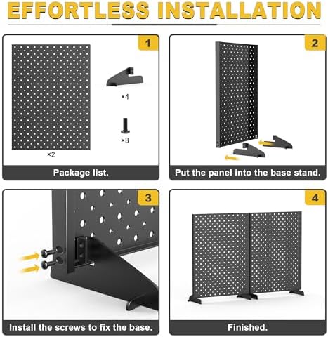 Ultrawall Pegboard Display Stand, Metal Tabletop Pegboard Display - Image 5