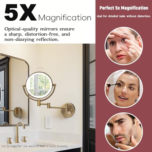 Makeup Mirror Wall Mounted - Image 4