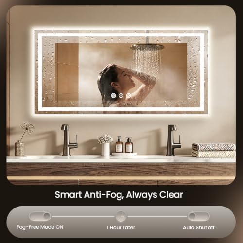 60"x30" LED Bathroom Mirror - Image 2