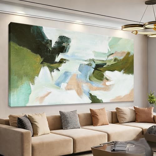 Suconvng Large Abstract Wall Art Colorful Wall Art Living Room Canvas Art Wall by Suconvng