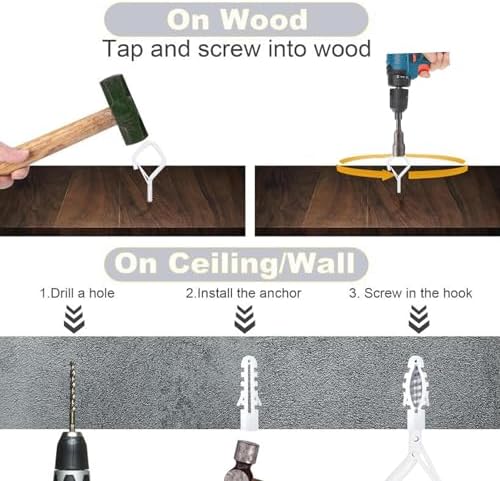35PCS Eye Screw Hooks for Hanging Heavy Duty - Image 4