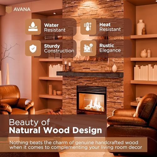 Avana Floating Fireplace Mantel - Image 4