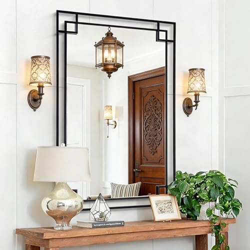 Chende 32''x47'' Large Black Mirror - Image 4