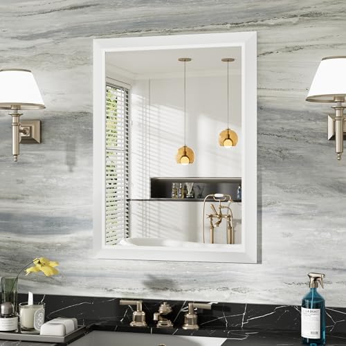 Briivue Bathroom Wall Mirror, 24x32 Inch by Briivuemodernmirrors