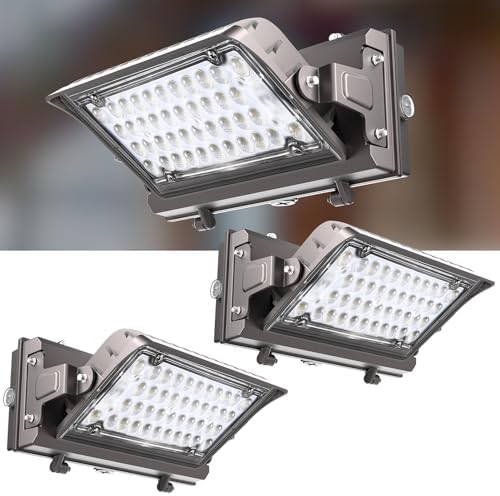Lightdot 150W Wall Pack LED Exterior Light, Dusk to Dawn 2Pack by LightdotLighting