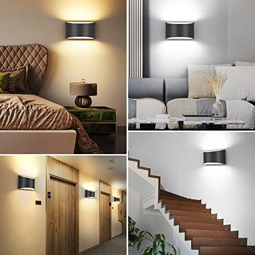 TRLIFE Modern Wall Sconces, 3000K/4000K/6000K Selectable and Dimmable LED Wall - Image 5