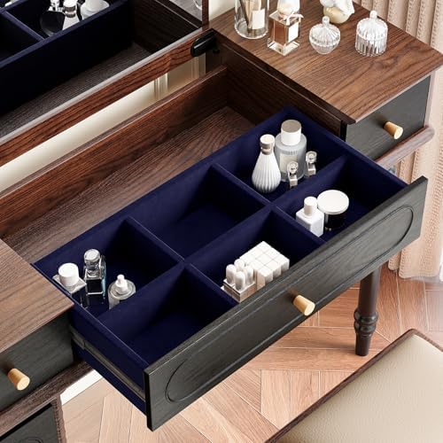 Dark Blue Felt Drawer Liner Velvet Wallpaper Peel and Stick Navy Velvet - Image 7