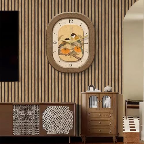 Abyssaly Brown Wood Slat Wall Panel Peel and Stick Wallpaper - Image 2