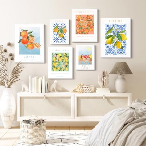 Baccone Fruit Wall Art Kitchen Artwork Wall Decor Fruit Market Prints Poster - Image 3