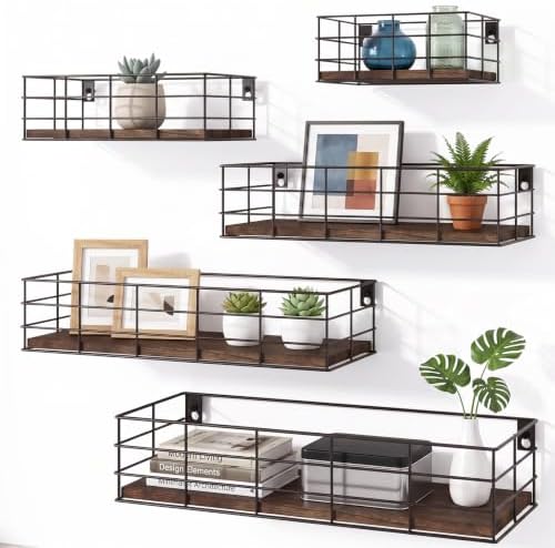 Fixwal Wire Frame Floating Shelves by Fixwal