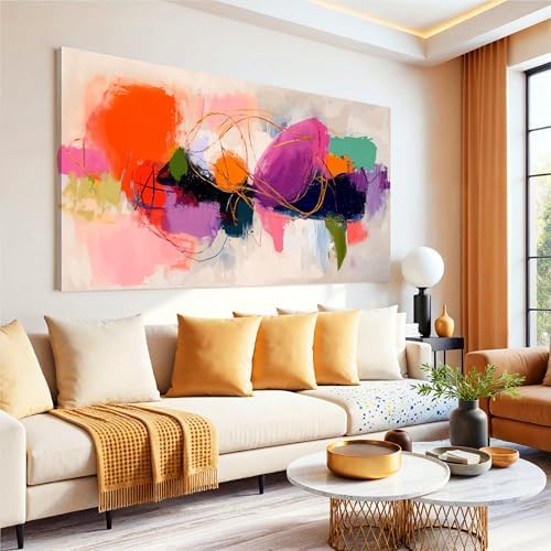 Tsomzxng Colorful Graffiti Large Abstract Wall Art by Tsomzxng