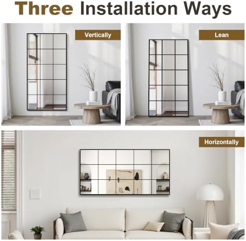 Full Length Mirror Window Pane - Image 4
