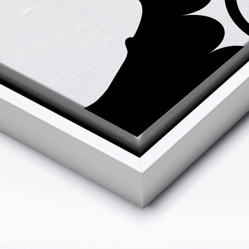 InkFlow Posters Abstract Face Silhouette Canvas Poster - Image 2