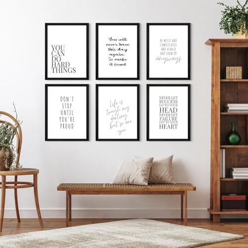 Office Inspirational Wall Art Decor Motivational Quotes Canvas Wall Art - Image 6