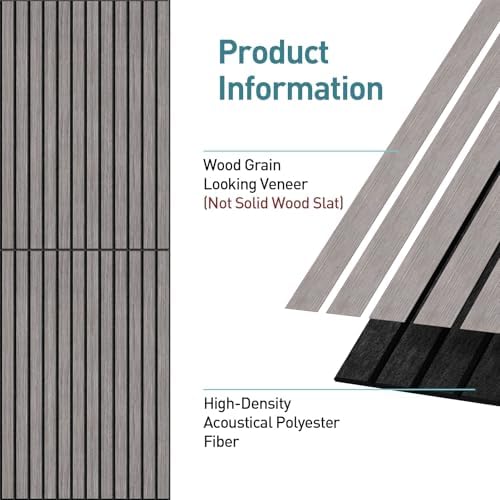 6 Pack 47.2"x23.6" Acoustic Panels, Sound Absorbing Panels - Image 4