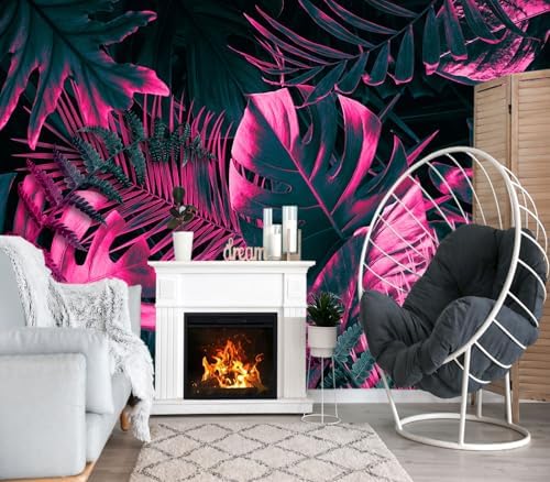 XMPMBM-Tropical Botanical backsplash Large Decorative Wallpaper Plant Leaf - Image 2