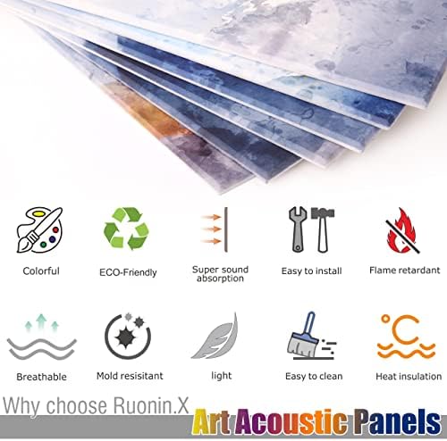 Decorative Art Acoustic wall panels, Sound Absorbing panels. - Image 5