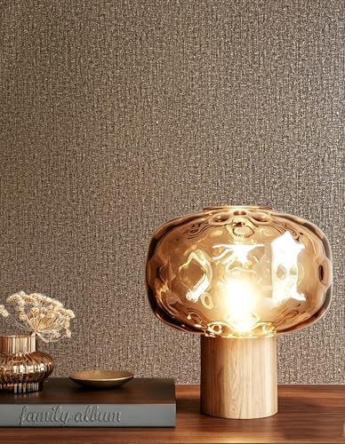 Chocolate Gold Metallic Peel and Stick Wallpaper - Image 5