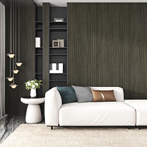 Black/Grey Wood Grain Contact Paper Counter Top Peel and Stick Waterproof - Image 4