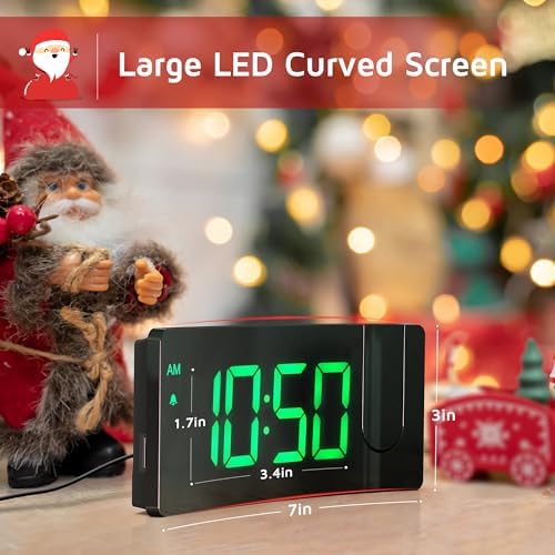 GOLOZA Projection Alarm Clock, Digital Clock - Image 5