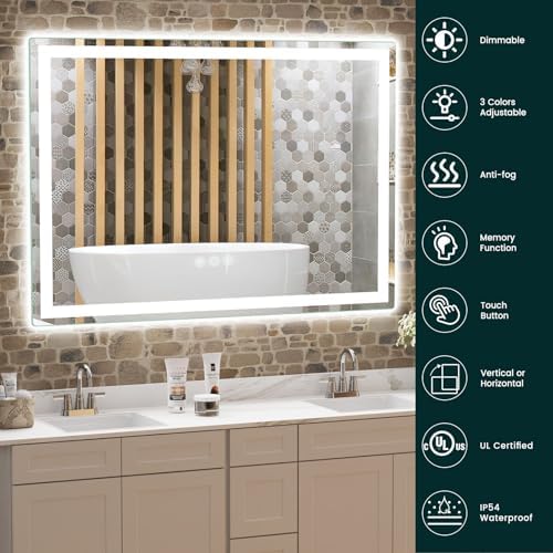 LED Mirror for Bathroom 36"x 48" - Image 3