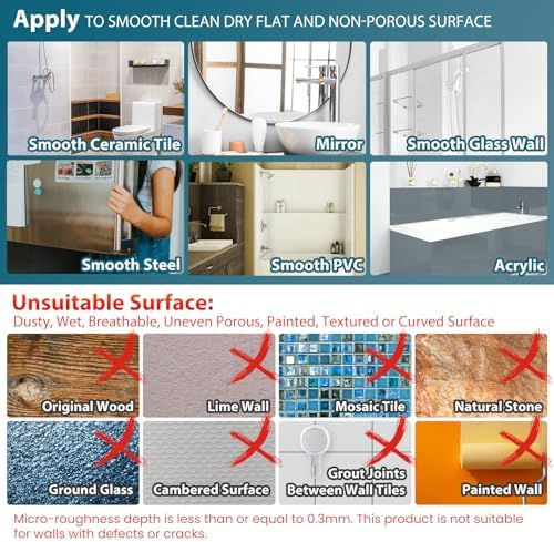 TAILI Shower Mirror Fogless for Shaving, Fogless Mirror for Shower - Image 6
