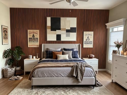 Safiyya 3-Piece 3D Thick Wood Slat Wall Panels - Image 4