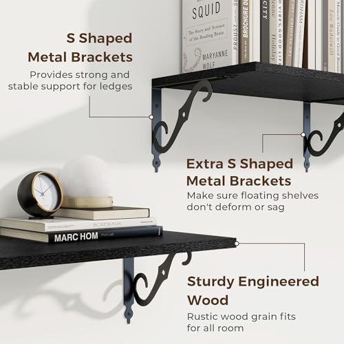 RICHFOCUS 12 Inch Deep Floating Shelves - Image 4