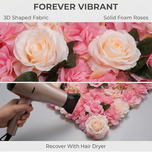 Flower Wall Backdrop 2 Panels 16×24 Inch - Image 5