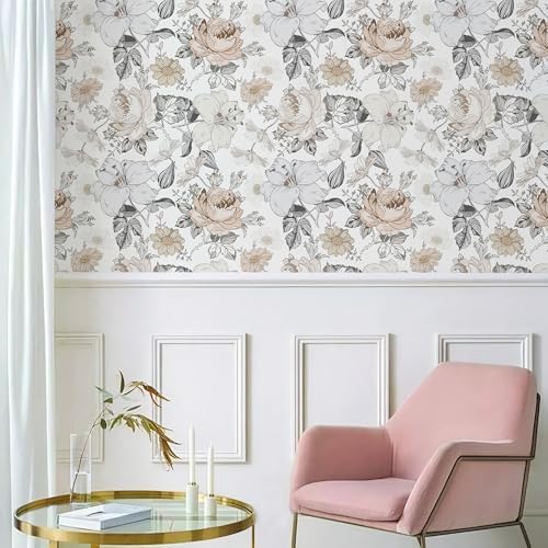 Hopepak Floral Peel and Stick Wallpaper - Image 2