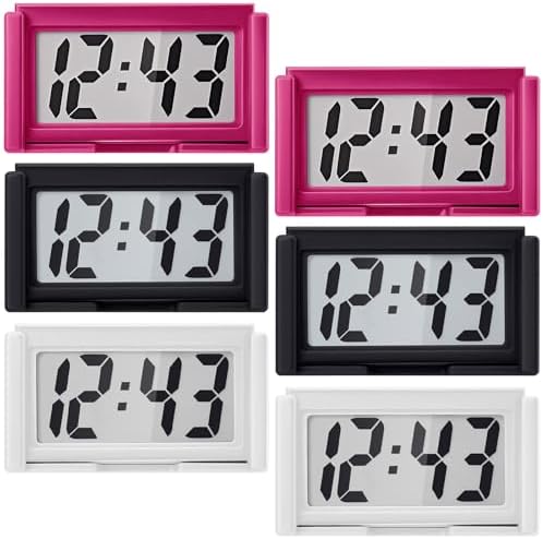 Frienda 6 Pieces Mini Small Digital Clock Stick On by Frienda