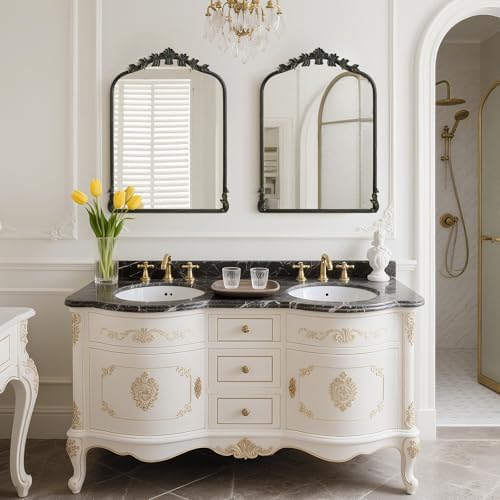 WallBeyond Black Antique Mirror - Image 5