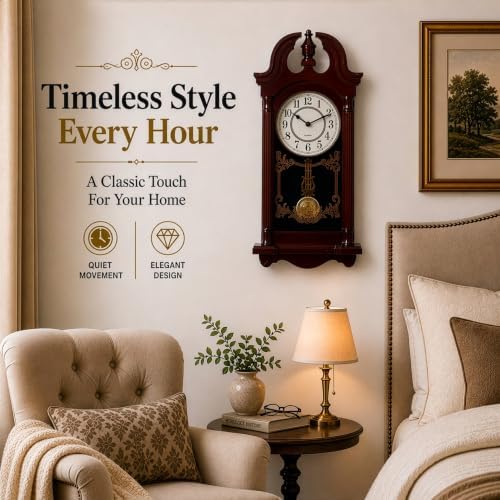 Clockswise Vintage Grandfather Wall Clock - Image 2