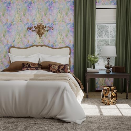 17.7"x118" Floral Peel and Stick Wallpaper Vintage Contact Paper Removable - Image 5