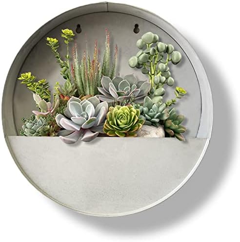 Vandue Modern Home Round Living Wall Mounted Galvanized Steel/Zinc by Vandue