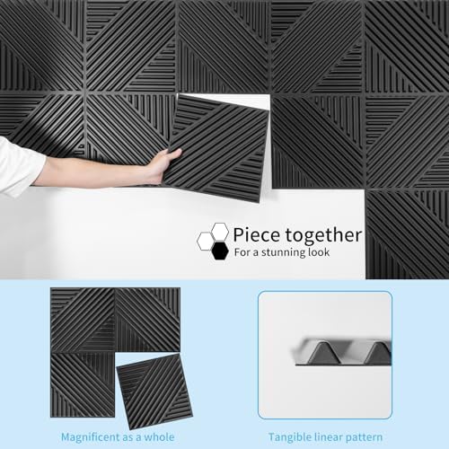 Art3d 3D Textured Accent Wall Panels, 12 x 12 Inch - Image 2